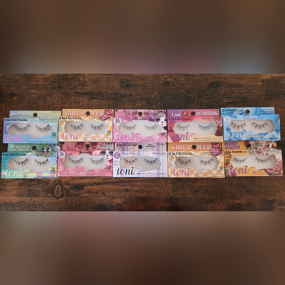 Ioni False Lashes — 10 Pair